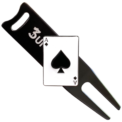 Ace of Spades Golf Marker