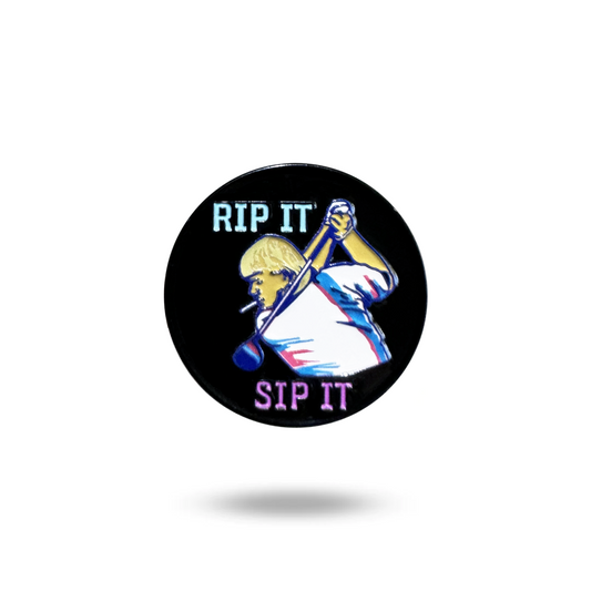 'Rip It & Sip It' Golf Marker