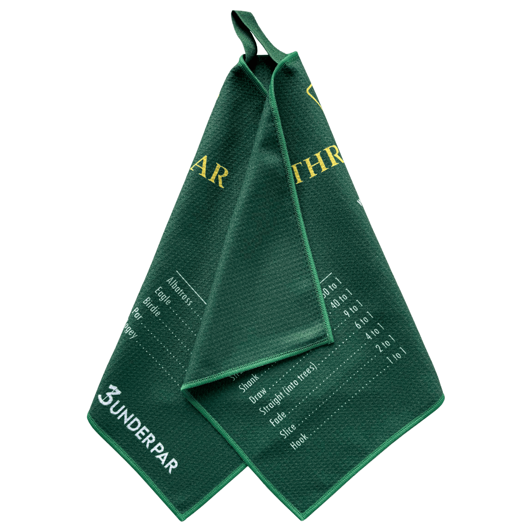 "Royal Flush" Double Sided Golf Towel