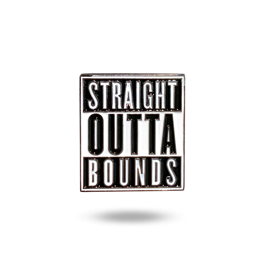 Straight Outta Bounds Golf Marker