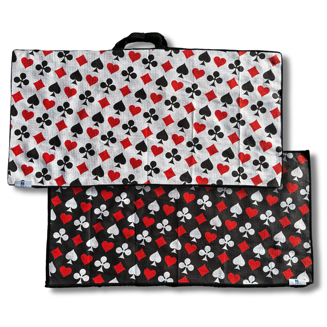 "Suited" Double Sided Golf Towel