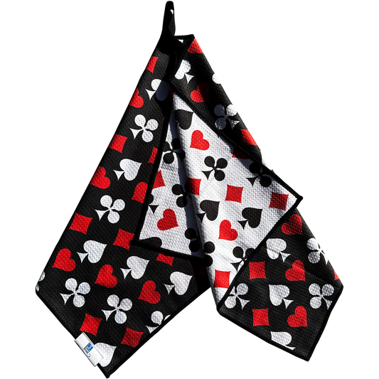 "Suited" Double Sided Golf Towel
